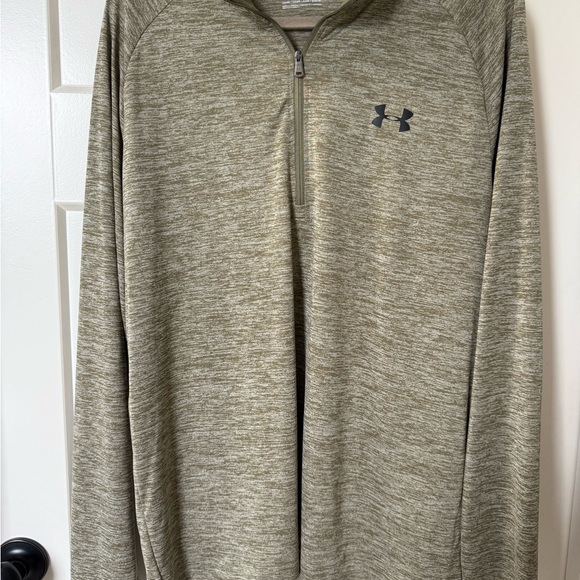 Under Armour Men's Green Zip-Up dry fit shirt - Picture 1 of 2